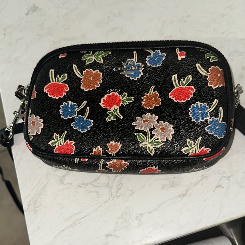 Coach Black Floral Women's Bag